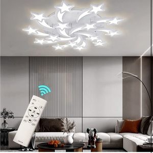 LED Modern Ceiling Fixture Heads Flush Mount Dimmable Chandelier Ceiling Lamp